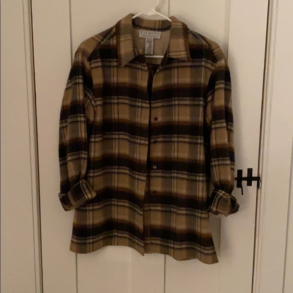VINTAGE TALBOTS PLAID SHIRT